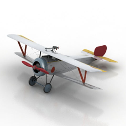 Free Airplane N37 3D model for 3ds Max Library Download